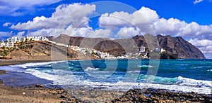 Scenic village and resort Las Playitas. Canary island,Spain.