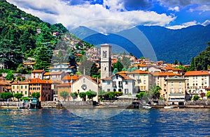 Scenic village Torno in beautiful Lago di Como, north of Italy photo