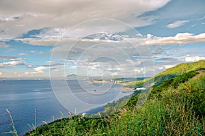 Scenic vista overlooking Batangas City, Philippines