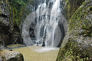 Scenic waterfall in the Aberdares, Kenya