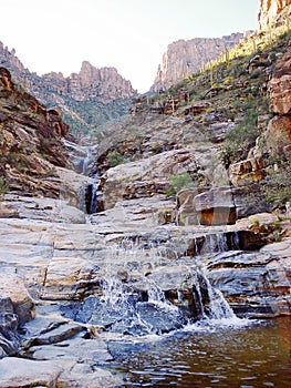 Scenic Waterfall in Arizona
