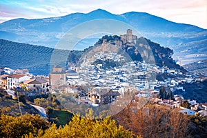 Scenic white village of Montefrio near Granada