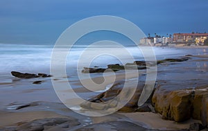 Scenic Windansea Beach Tidal Waves Southern California Coastline San Diego