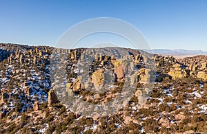 Scenic Winter Landscape in Chiricahua National Monument Arizona