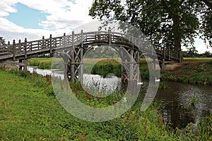 Scenic Wooden Bridge