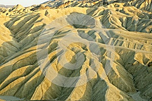 Scenic Zabriske Point at Sunset