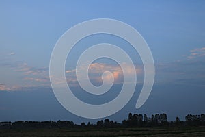 Scenics of the beauty sky with cloud.