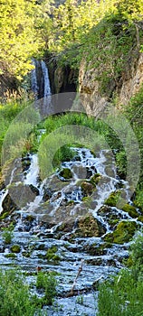 Scenics byway water fall and stream