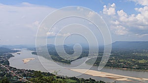 Scenics of the Mekong river in Nong khai province of Thailand.