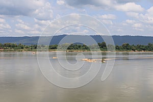 Scenics of the Mekong river in Nong khai province of Thailand.