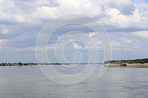 Scenics of the Mekong river in Nong khai province of Thailand.