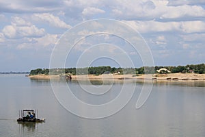 Scenics of the Mekong river in Nong khai province of Thailand.