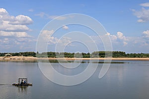 Scenics of the Mekong river in Nong khai province of Thailand.