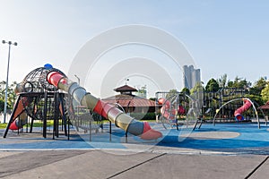Scenics view of the `Toddler Play Area` in the Titiwangsa Lake Gardens, Kuala Lumpur Malaysia