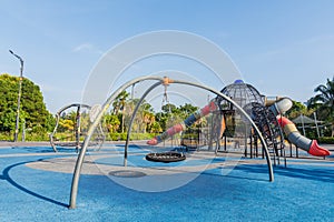Scenics view of the `Toddler Play Area` in the Titiwangsa Lake Gardens, Kuala Lumpur Malaysia