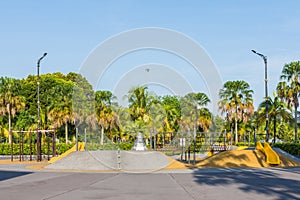 Scenics view of the `Toddler Play Area` in the Titiwangsa Lake Gardens, Kuala Lumpur Malaysia.