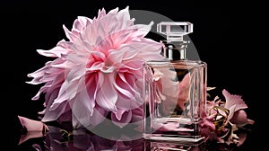 scent perfume with flower