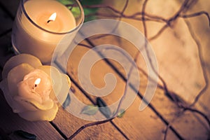 Scented candles attributes rest relaxation
