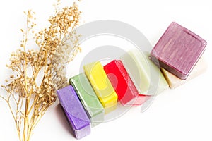 Scented and colorfull soaps