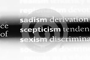 scepticism