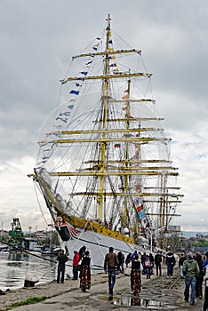 SCF Black Sea Tall Ships Regatta. The Romanian tall ship `Mircea`