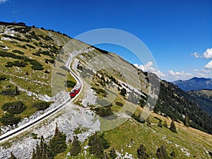 Schafberg rack railway in Austria