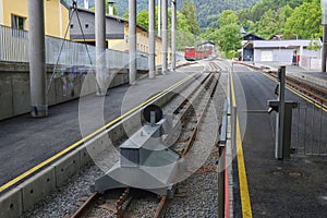 The Schafberg Railway train is a gauge cog railway in Upper Austria and Salzburg. Austria Europe.