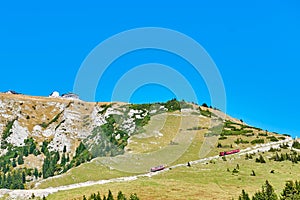 Schafberg Train in Austrian Alps