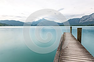 Schafberg from the waters of Mondsee