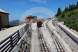 Schafbergbahn is a meter-gauge rack railway in Austria.