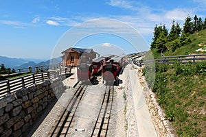 Schafbergbahn is a meter-gauge rack railway in Austria.