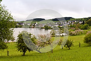 Schalkenmehren in the Eifel