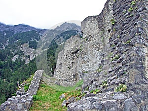 Schalun Castle German Burg Schalun or Ruine Schalun, also known colloquially as Wildschloss Castle in the wild - Vaduz