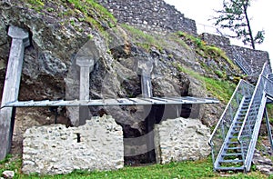 Schalun Castle German Burg Schalun or Ruine Schalun, also known colloquially as Wildschloss Castle in the wild - Vaduz photo