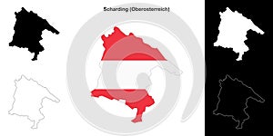 Scharding outline map