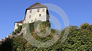 Schatten Castle On The Mountain with Blue Sky photo