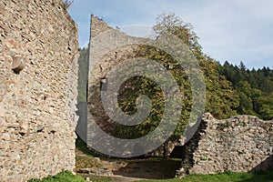 Schauenburg Castle, Oberkirch, Ortenaukreis, Regierungsbezirk, Freidburg, Baden-Wurttemberg, Germany Black Forest