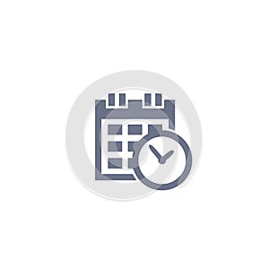 Schedule, appointment vector icon photo
