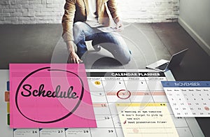 Schedule Calender Planner Organization Remind Concept