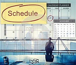 Schedule Calender Planner Organization Remind Concept photo