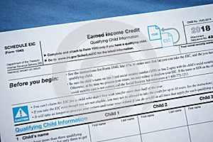 Schedule EIC Earned Income Credit Qualifying Child Information