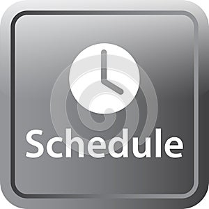 Schedule icon web button