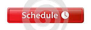 Schedule icon web button