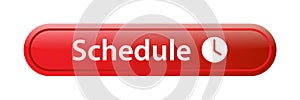 Schedule icon web button