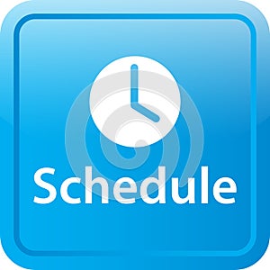 Schedule icon web button