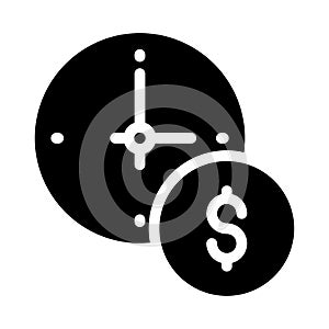 Schedule vector glyph flat icon