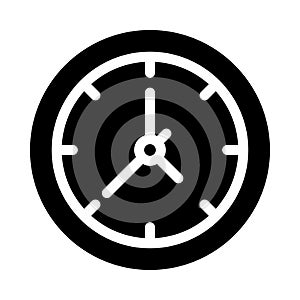 Schedule vector glyph flat icon