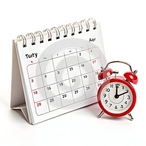 Schedule reminder icon isolated on white background