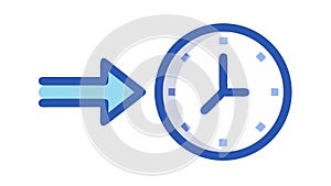 Schedule Time Event Management Deadline Icon Vector, vector design Generative AI