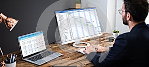 Scheduling Report List And Gantt Chart